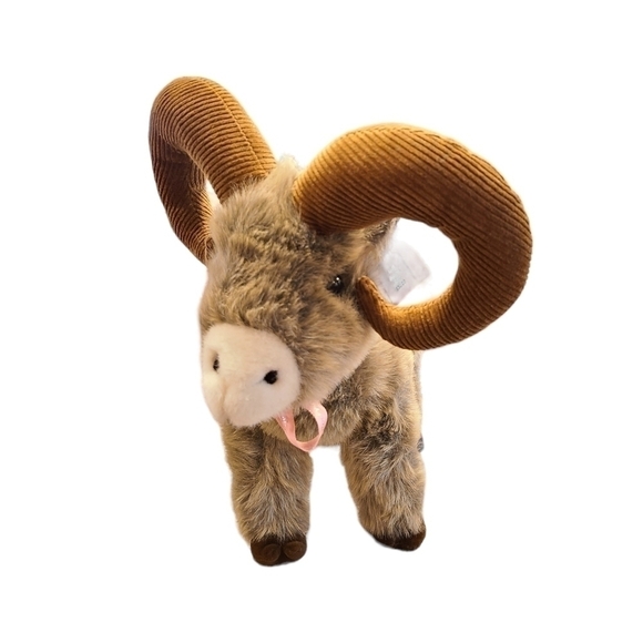 Vintage Big Horn Sheep Rocky Mountain National Park Stuffy, Plushie - Picture 2 of 16